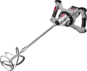 Миксер МР-1400-2 строительный 2-скоростной 1400 Вт 13 Нм 0-620 / 0-810 об/мин М14 | МР-1400-2 | ЗУБР