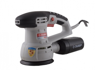 Машина орбитально-шлифовальная ЗОШМ-450-125 125 мм Velcro 5000-13000 об/мин эксцентр. ход 450 Вт | ЗОШМ-450-125 | ЗУБР