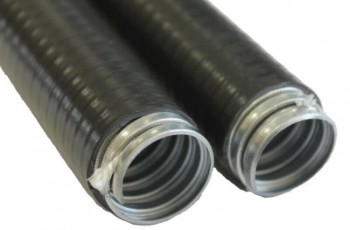 Металлорукав в пвх изоляции МПГ нг HF 25 (50 м/уп.) черный | zeta42912 | ЗЭТАРУС