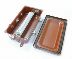 Коробка распределительная с зажимами наборными КЗНС-16 УХЛ1,5 IP65 латунный ввод | zeta30316 | ЗЭТАРУС