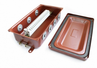 Коробка распределительная соединительная КС-20 УХЛ1,5 IP65 металлические заглушки | zeta30329 | ЗЭТАРУС