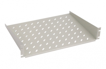 Полка угловая WZ-SB00-49-05-011 2U x 446 x 250 mm (до 25 кг), цвет серый (RAL 7035) (SZB-00-00-49/5) (SZB-00-00-25/5) | 10732 | Zpas