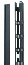 Кабельный организатор вертикальный WZ-6186-22-03-161 100х111мм,с крышкой,для шкафовш.800мм ив.42U,черн. (RAL 9005) | 227423 | Zpas