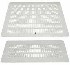 Заглушка WZ-1718-39-01-011 с перф.д.отв.A (380x380мм) в пл/кр.к нап.шк.,420x420мм,мет.,сер.(RAL 7035) (1718-39-1-1/7035) | 17894 | Zpas